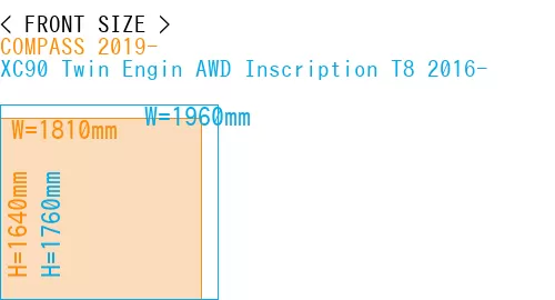 #COMPASS 2019- + XC90 Twin Engin AWD Inscription T8 2016-